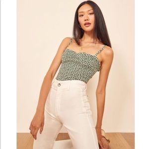 Reformation pitaya smocked top